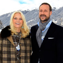 25 - 29 January: The Crown Prince and Corwn Princess attend World Economic Forum in Davos (Photo: Lise Åserud / Scanpix)